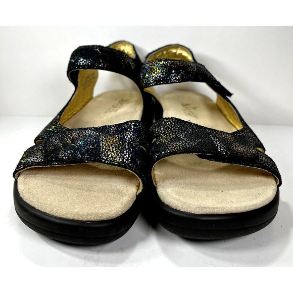 Alegria ‘Joy’ Womens Multi Color Glitter Sandals Size US 6-6.5 EUR 36 - Picture 5 of 12